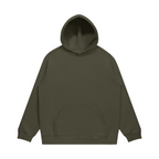 BASICS 380GSM UNISEX Brushed Fleece Drawstring Cotton Hoodie