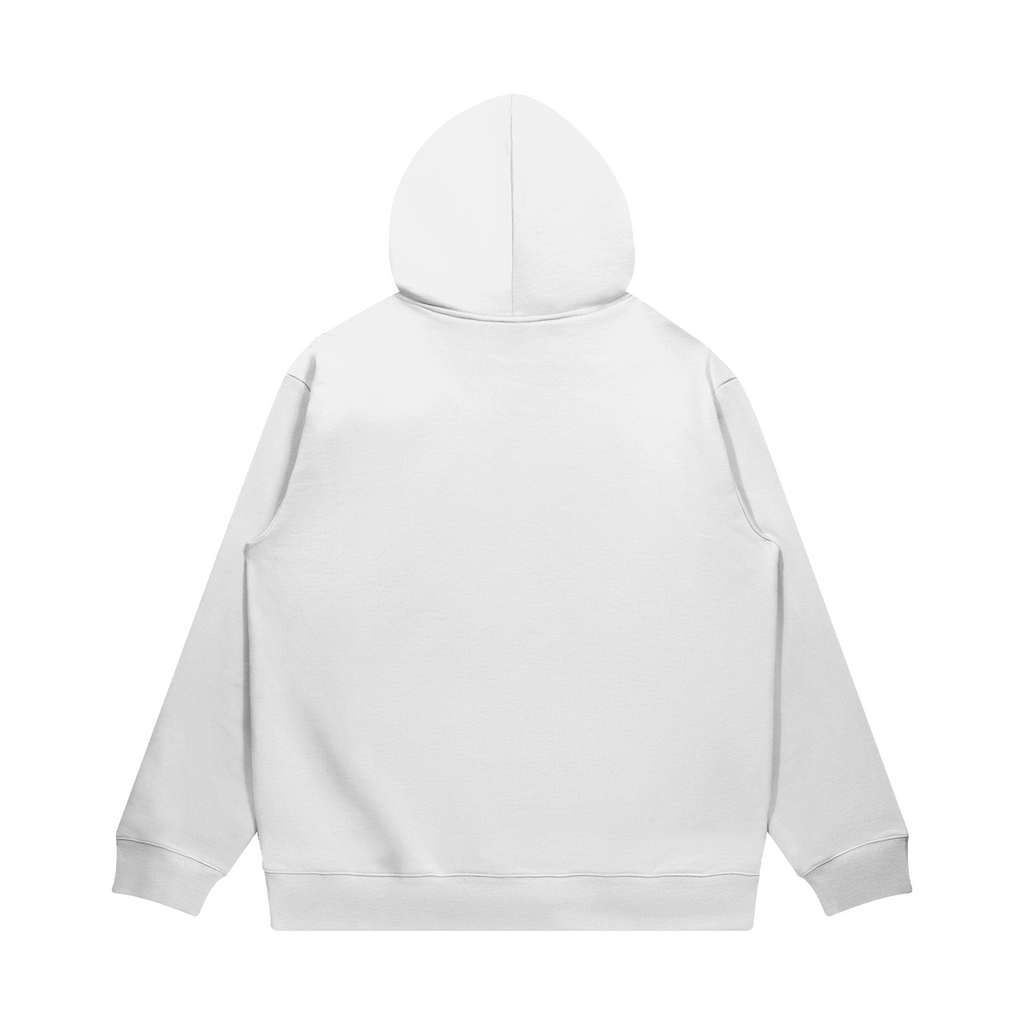 BASICS 380GSM UNISEX Brushed Fleece Drawstring Cotton Hoodie