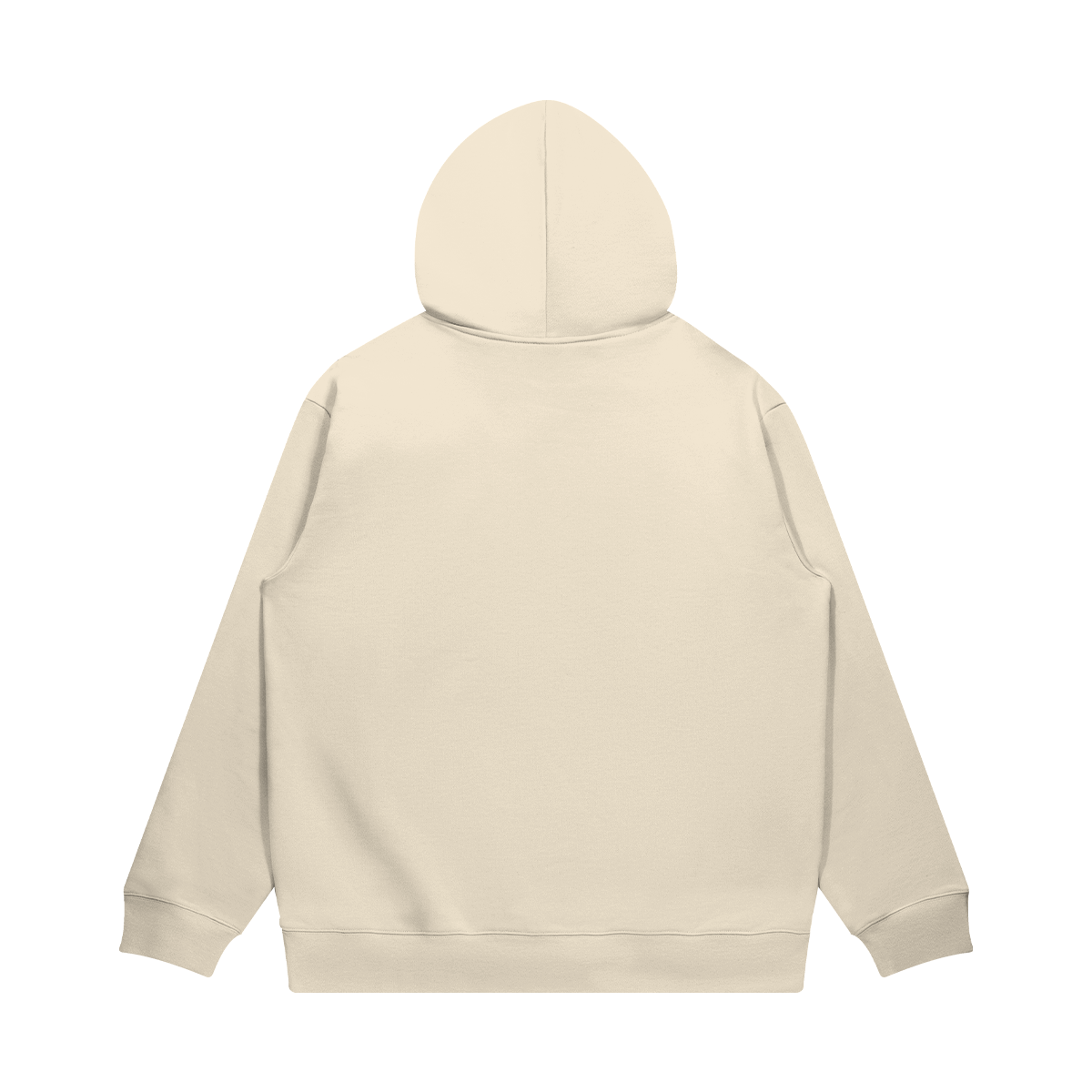 BASICS 380GSM UNISEX Brushed Fleece Drawstring Cotton Hoodie