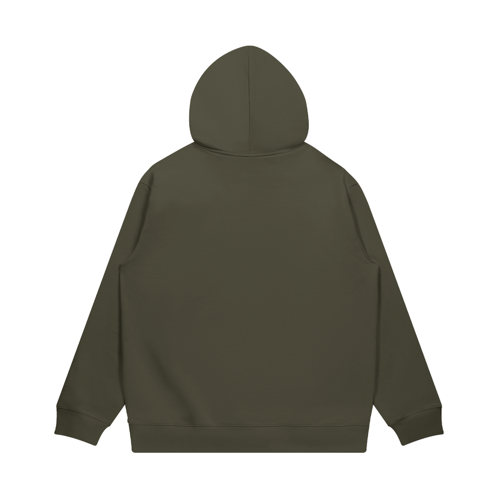 BASICS 380GSM UNISEX Brushed Fleece Drawstring Cotton Hoodie