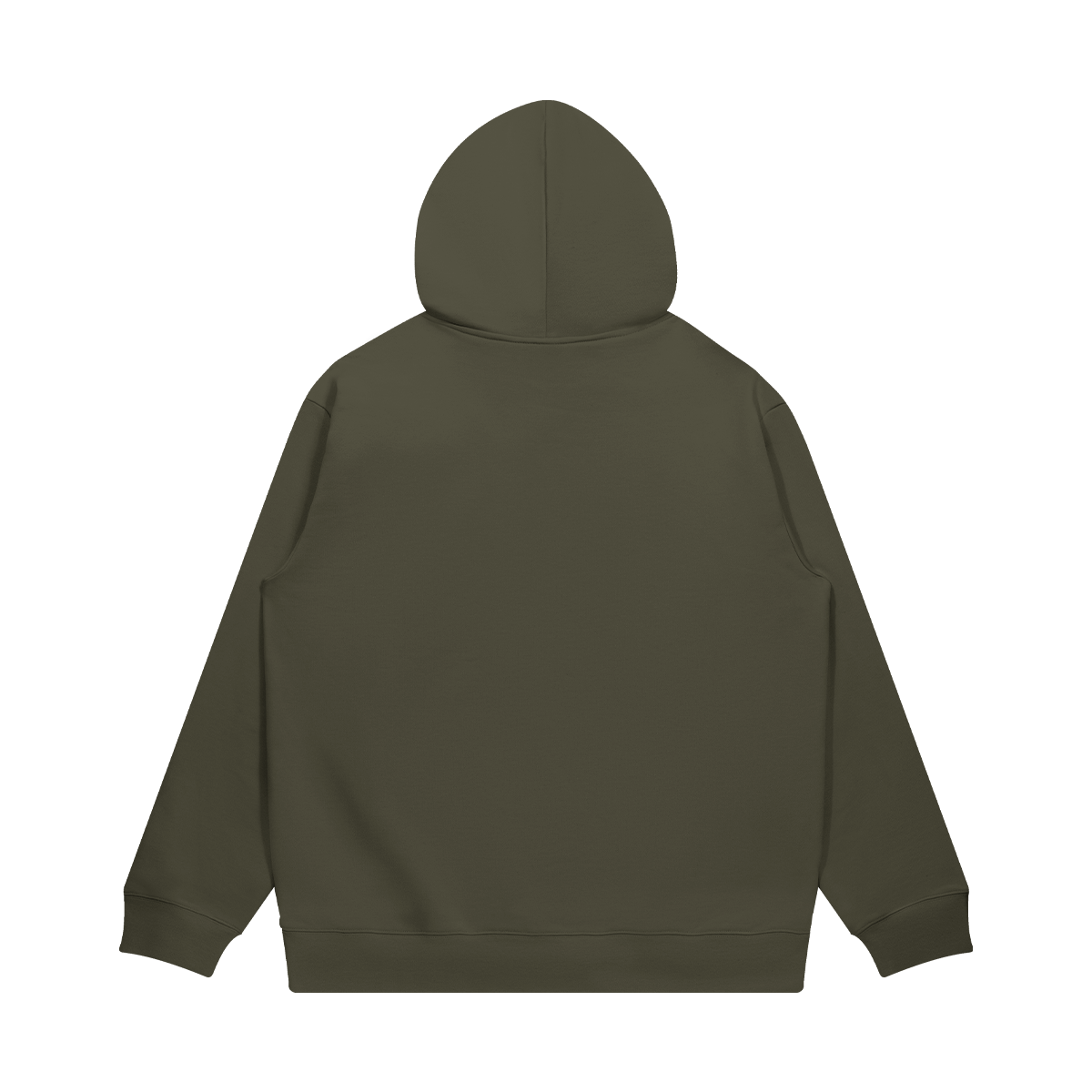 BASICS 380GSM UNISEX Brushed Fleece Drawstring Cotton Hoodie