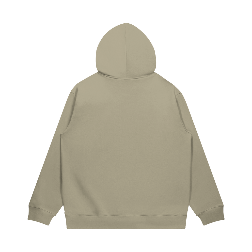 BASICS 380GSM UNISEX Brushed Fleece Drawstring Cotton Hoodie