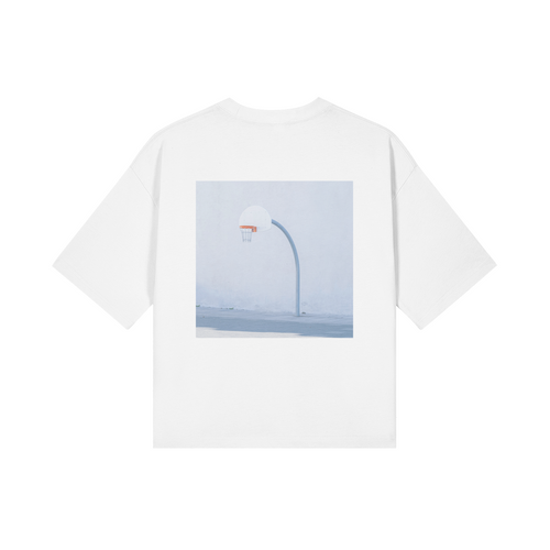 UNISEX Baseketball Classic Boxy Cotton Tee