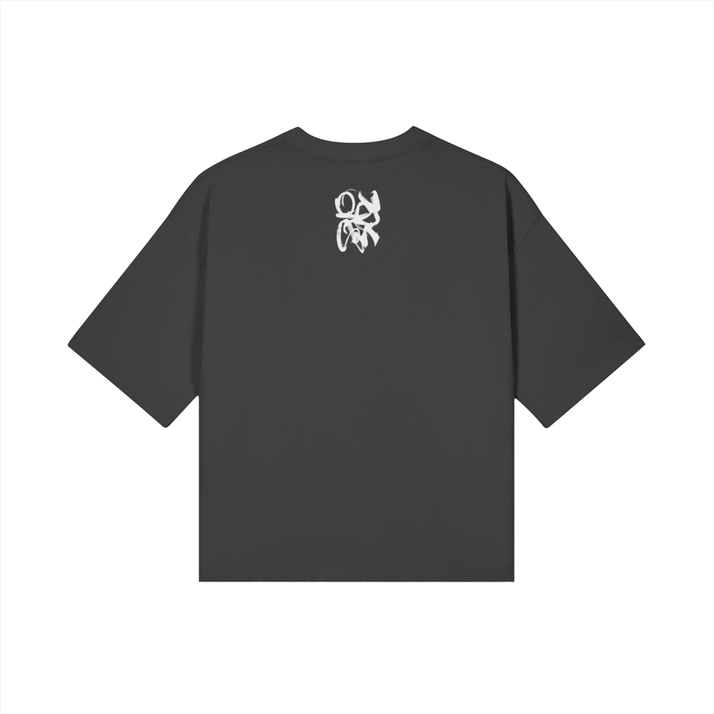 UNISEX Abstract Art Classic Boxy Cotton Tee