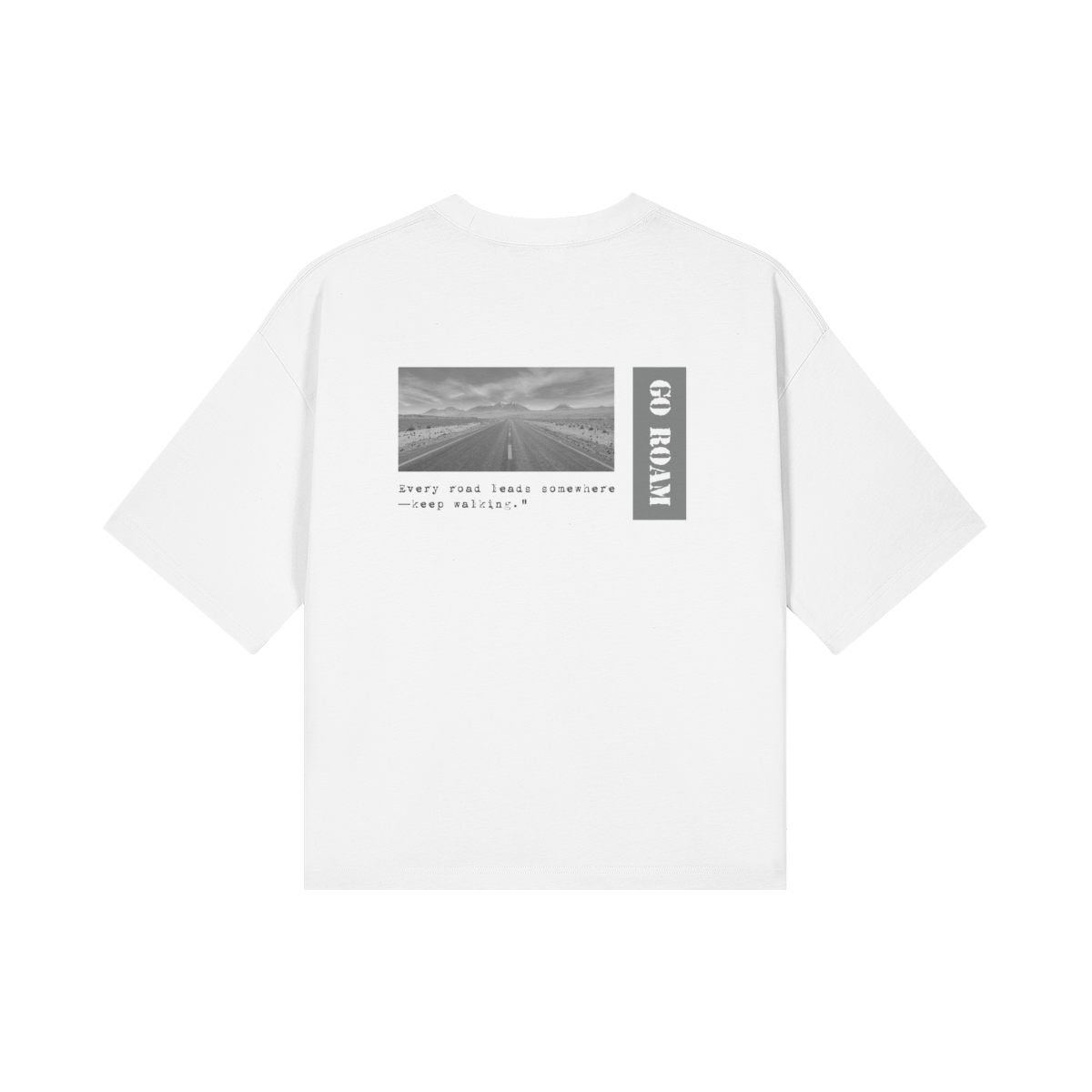 UNISEX "Go Roam" Classic Boxy Cotton Tee