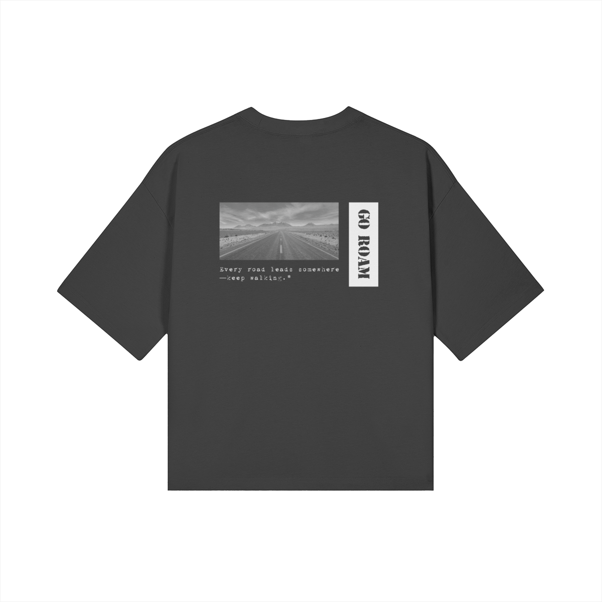 UNISEX “Go Roam" Classic Boxy Cotton Tee