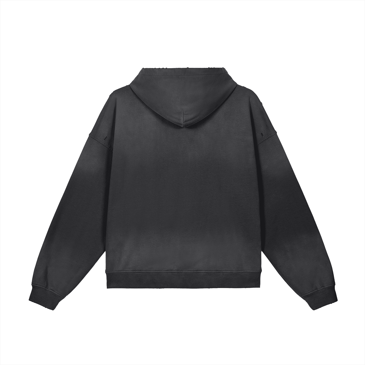 BASICS 440GSM UNISEX Sun Faded Distressed Cotton Hoodie