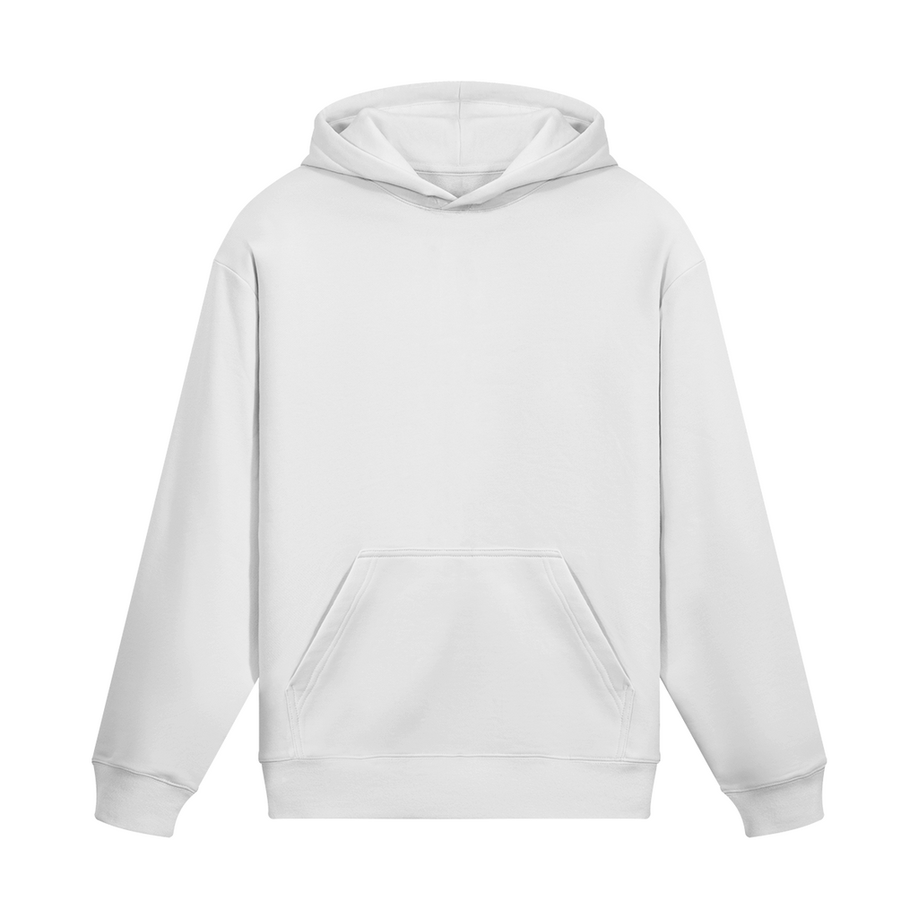 BASICS 380GSM UNISEX Brushed Fleece Drawstring Cotton Hoodie