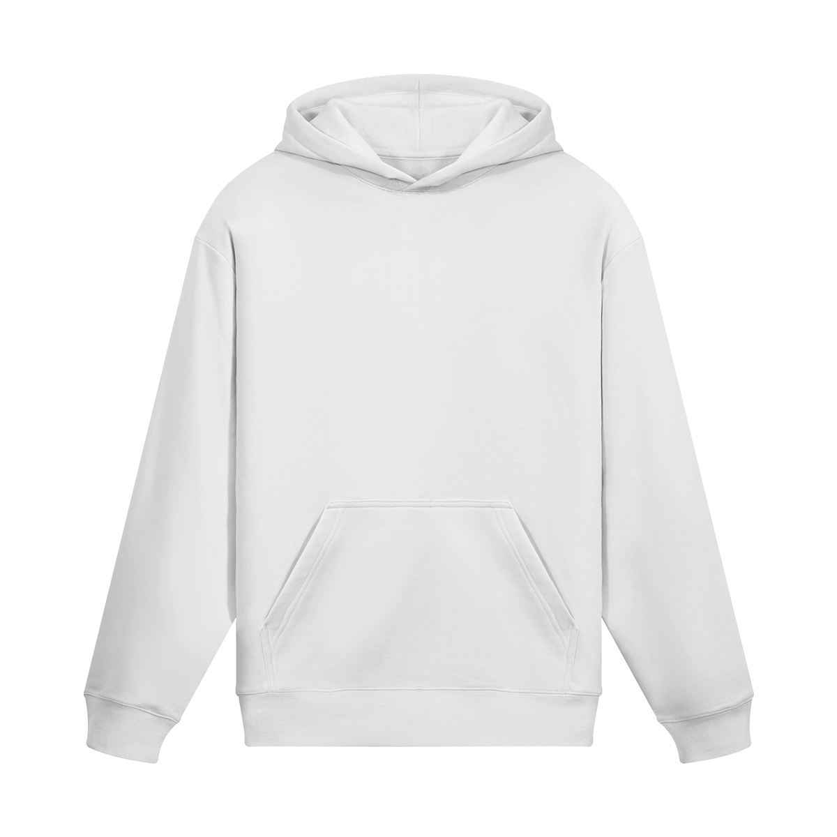 BASICS 380GSM UNISEX Brushed Fleece Drawstring Cotton Hoodie