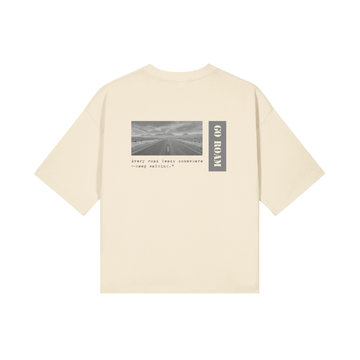 UNISEX "Go Roam" Classic Boxy Cotton Tee