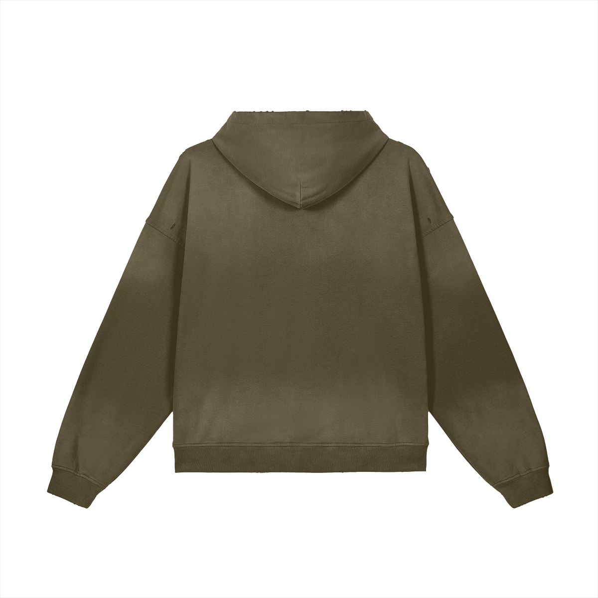 BASICS 440GSM UNISEX Sun Faded Distressed Cotton Hoodie