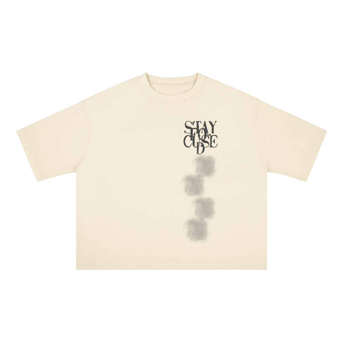 UNISEX "Stay Focused" Classic Boxy Cotton Tee