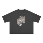 UNISEX Cheetah Print Classic Boxy Cotton Tee