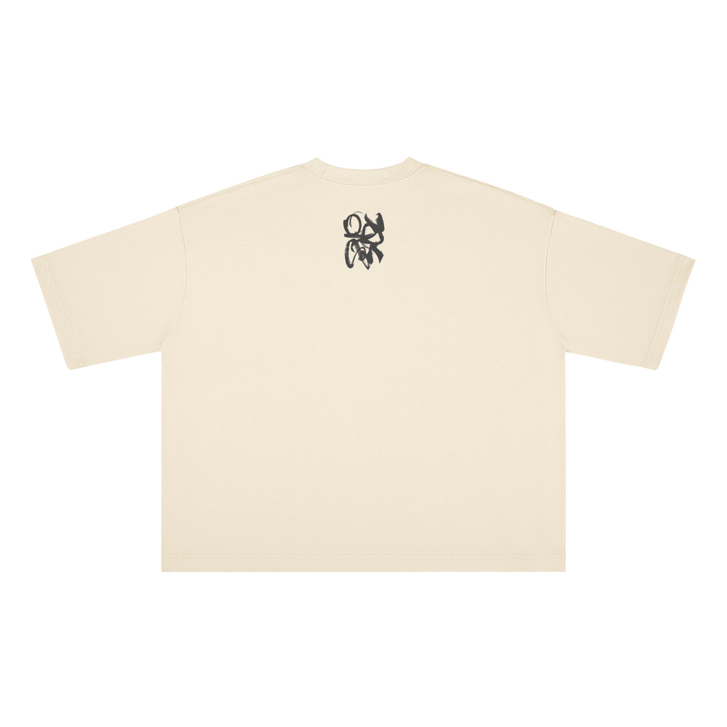 UNISEX Abstract Art Classic Boxy Cotton Tee