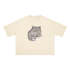 UNISEX Cheetah Print Classic Boxy Cotton Tee