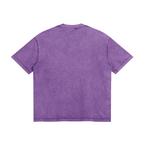 UNISEX "PEACE" Lady Oversized Snow Wash Cotton Tee