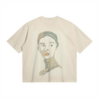 UNISEX Abstract Woman Boxy Cotton Tee