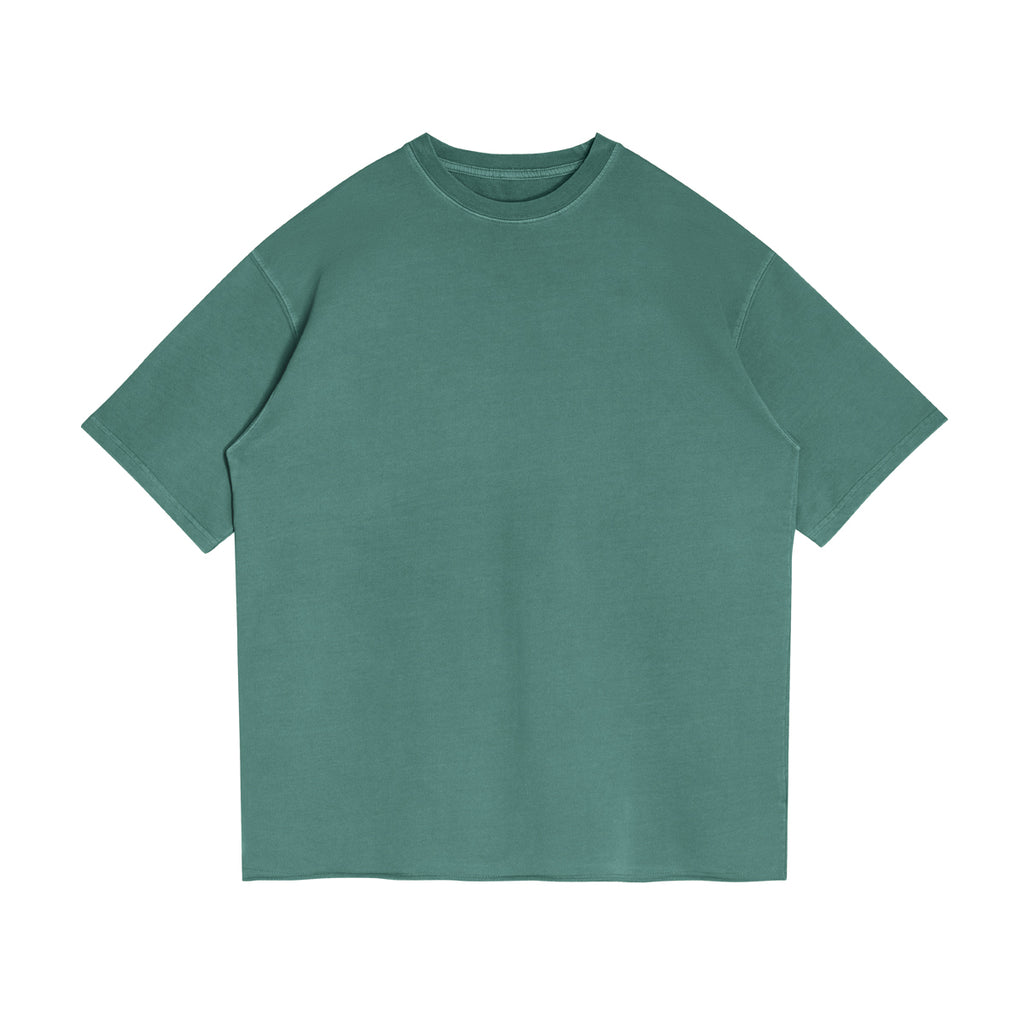 BASICS 260GSM UNISEX Faded Raw Hem Tee