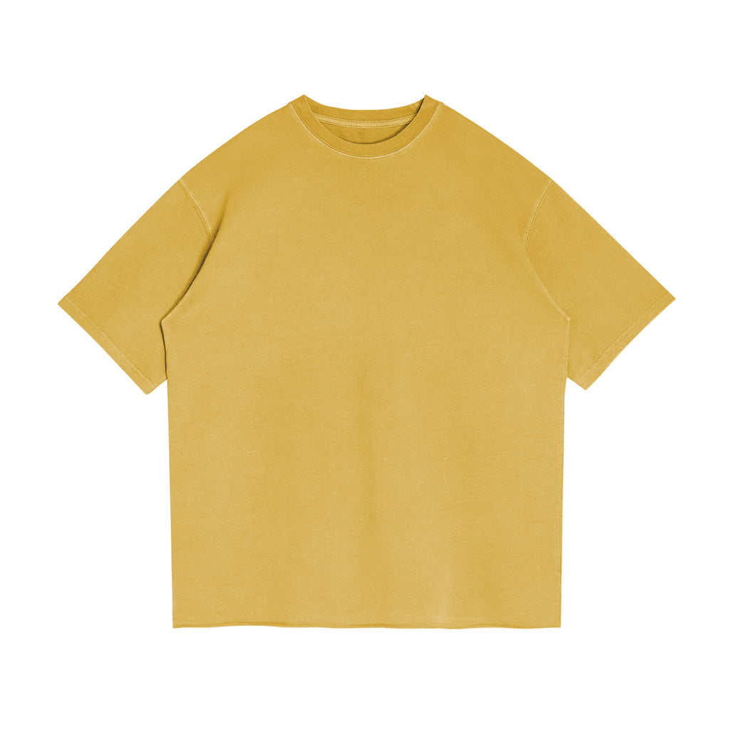 BASICS 260GSM UNISEX Faded Raw Hem Tee