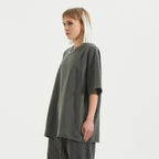 BASICS 260GSM UNISEX Faded Raw Hem Tee