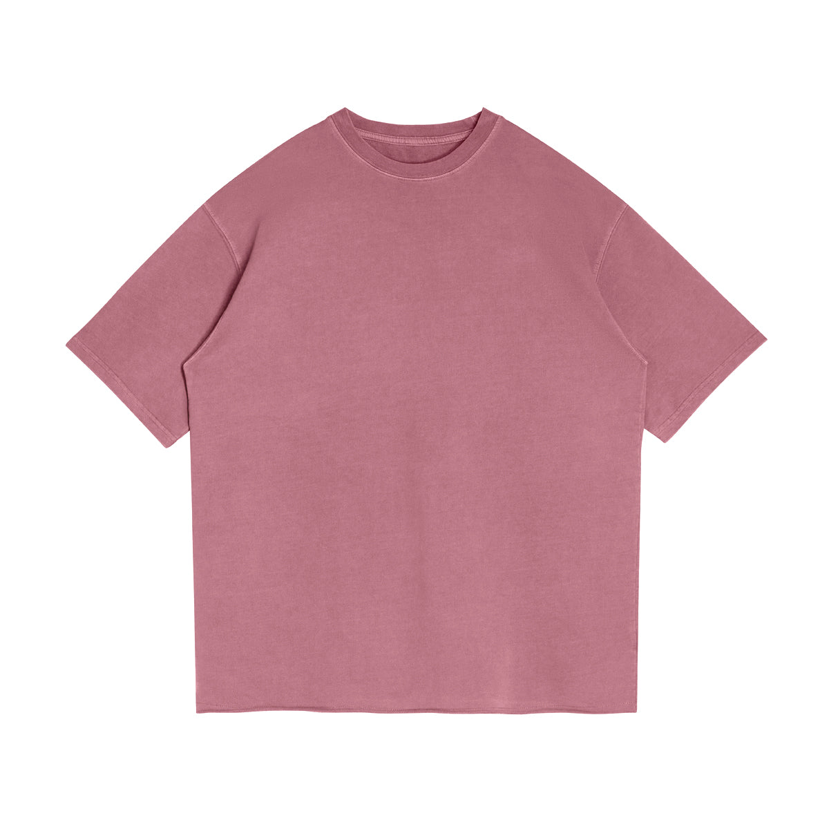 BASICS 260GSM UNISEX Faded Raw Hem Tee