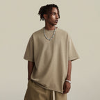 BASICS 260GSM UNISEX Faded Raw Hem Tee