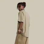 BASICS 260GSM UNISEX Faded Raw Hem Tee