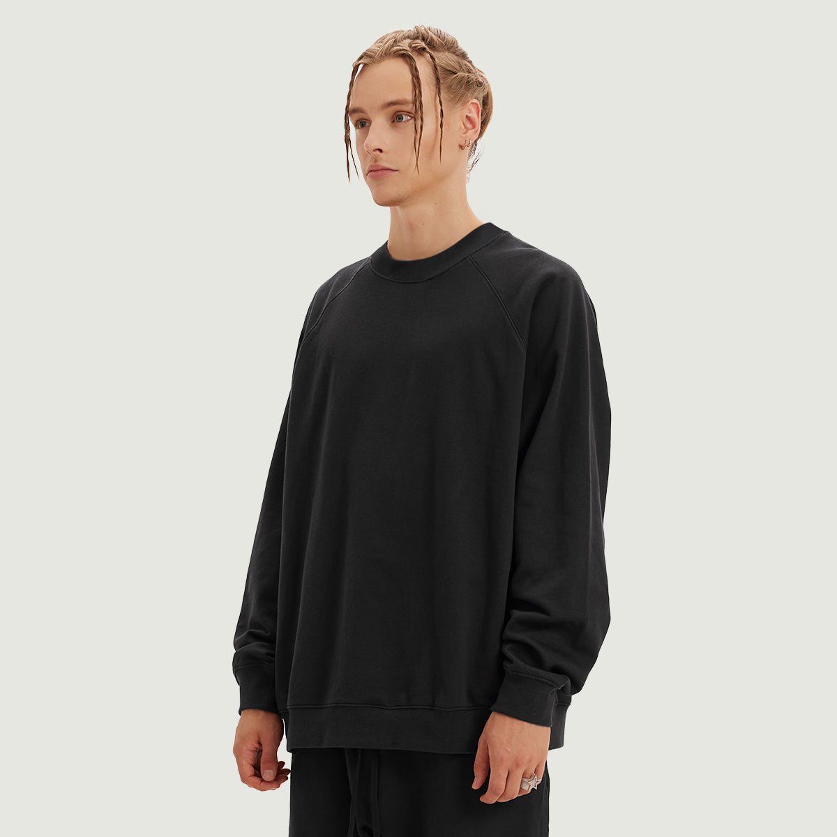 BASICS 380GSM UNISEX Heavyweight Brushed Fleece Sweatshirt