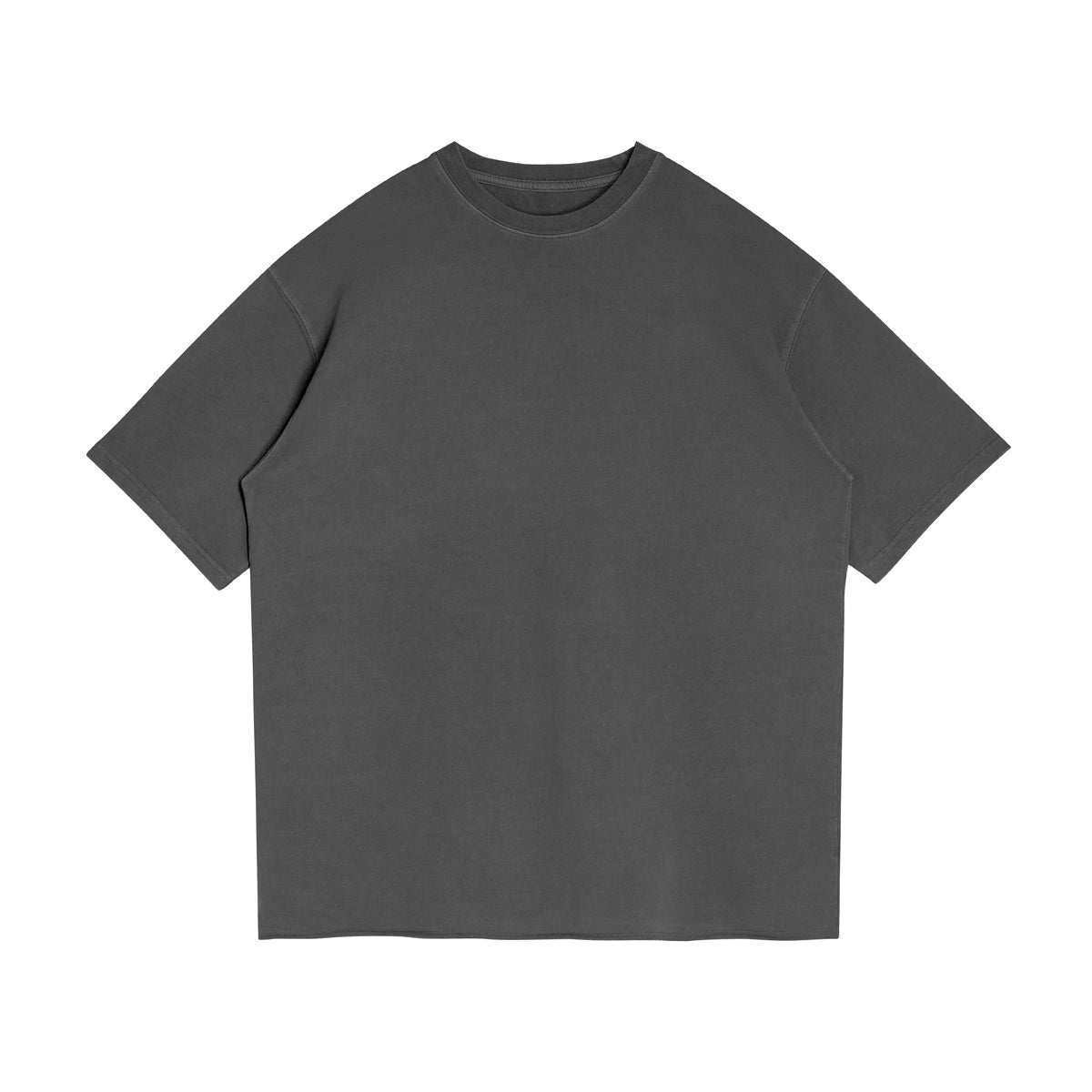 BASICS 260GSM UNISEX Faded Raw Hem Tee