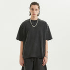 BASICS 260GSM UNISEX Faded Raw Hem Tee