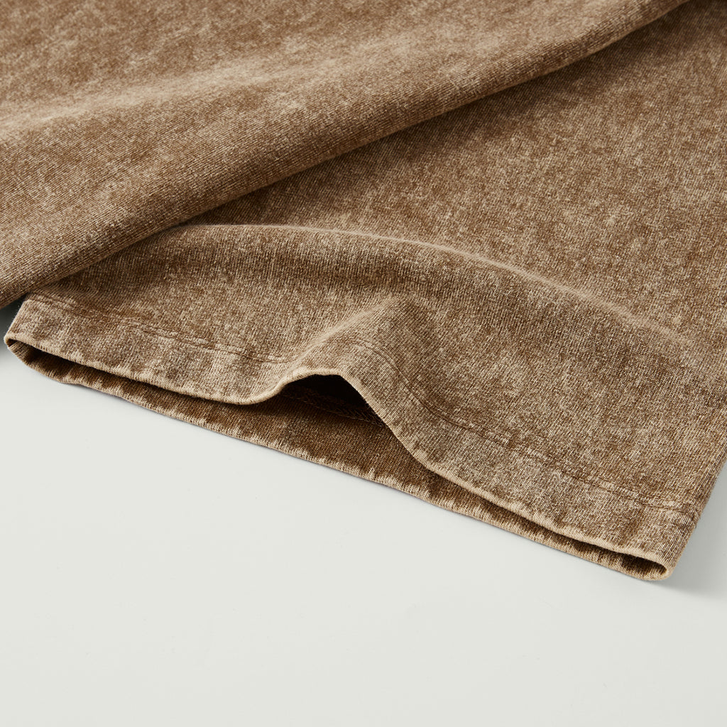 UNISEX "PEACE" Lady Oversized Snow Wash Cotton Tee