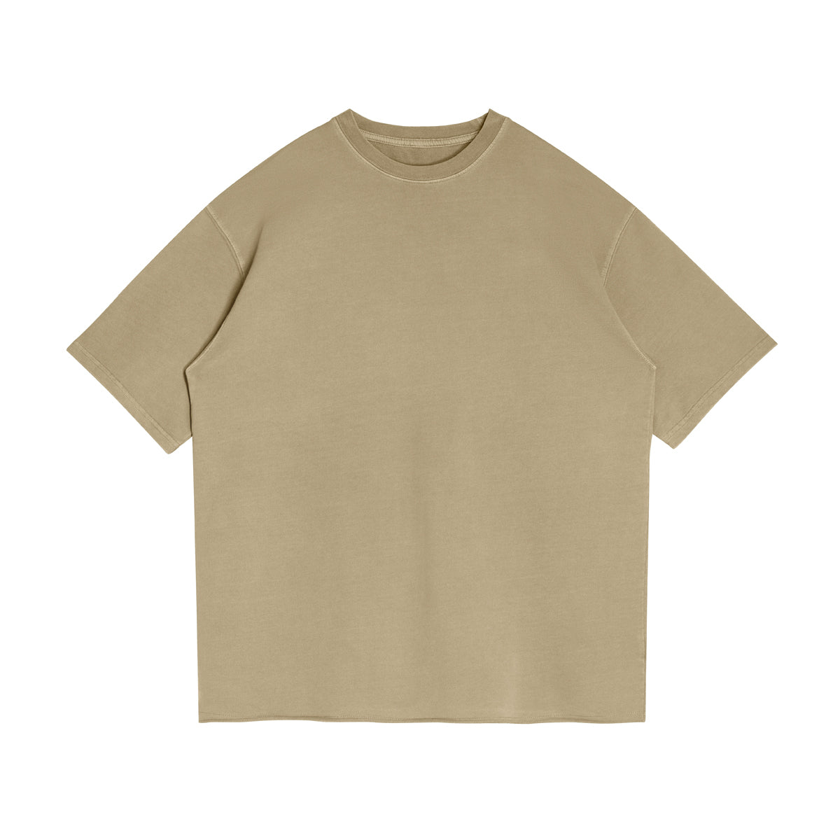 BASICS 260GSM UNISEX Faded Raw Hem Tee