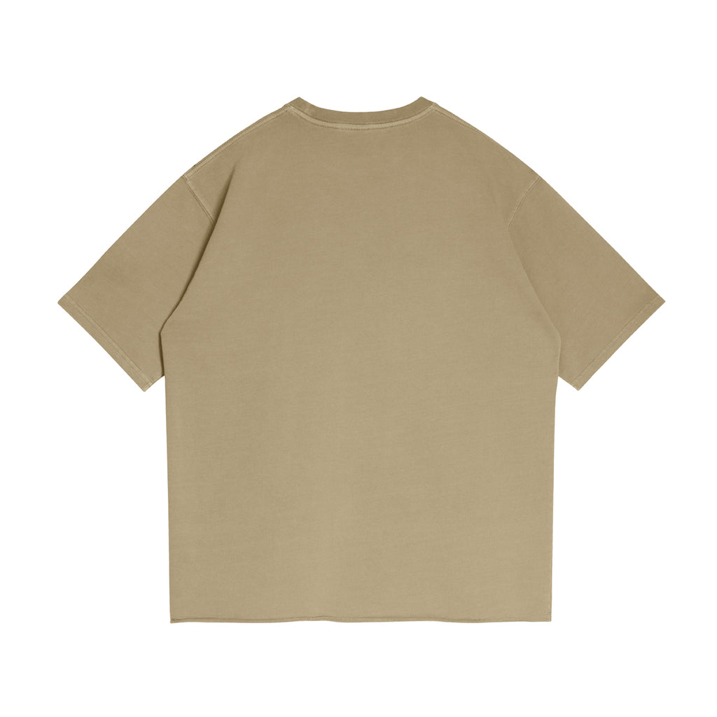 BASICS 260GSM UNISEX Faded Raw Hem Tee