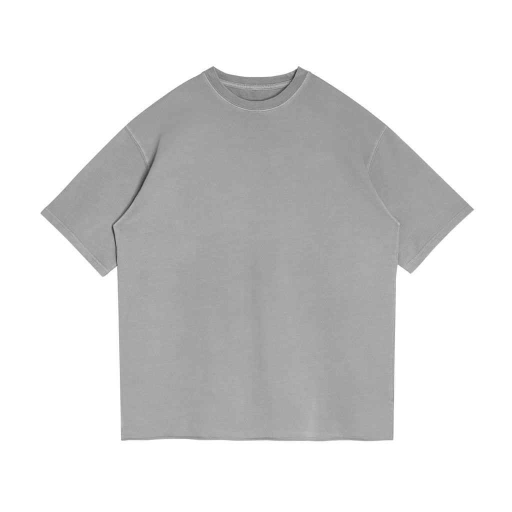 BASICS 260GSM UNISEX Faded Raw Hem Tee