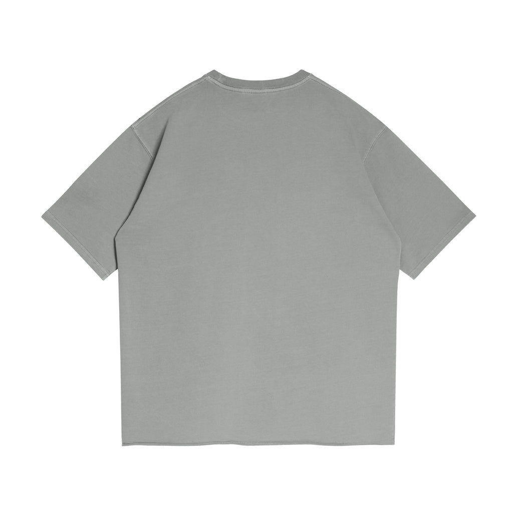 BASICS 260GSM UNISEX Faded Raw Hem Tee