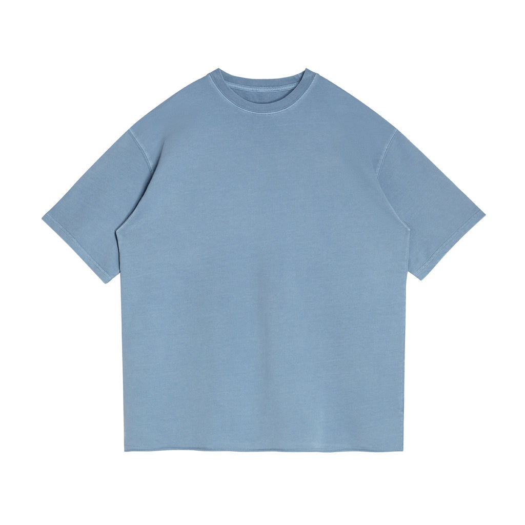 BASICS 260GSM UNISEX Faded Raw Hem Tee