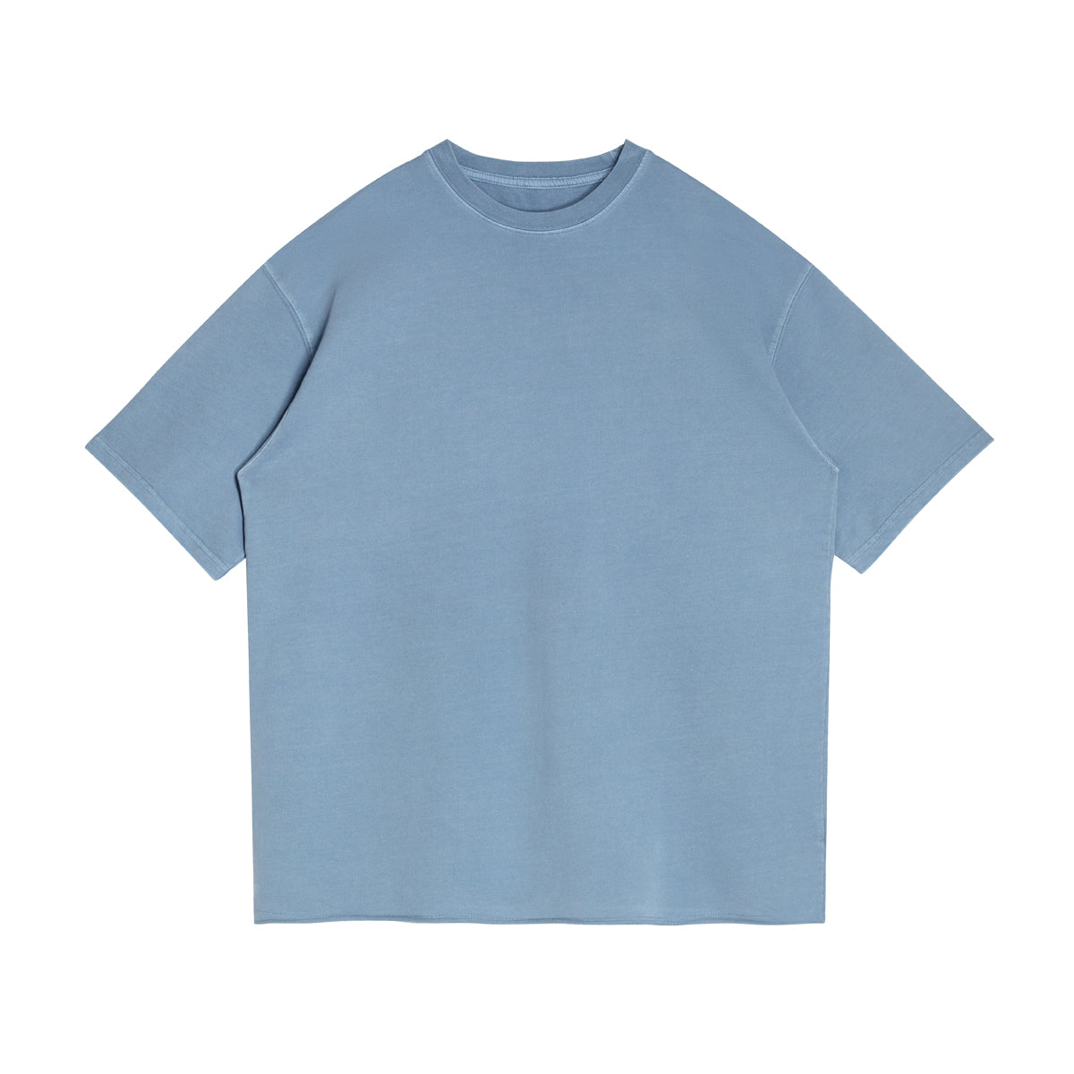 BASICS 260GSM UNISEX Faded Raw Hem Tee