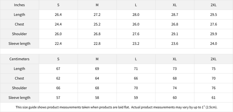 Size chart for BASICS 440GSM UNISEX Sun Faded Distressed Cotton Hoodie